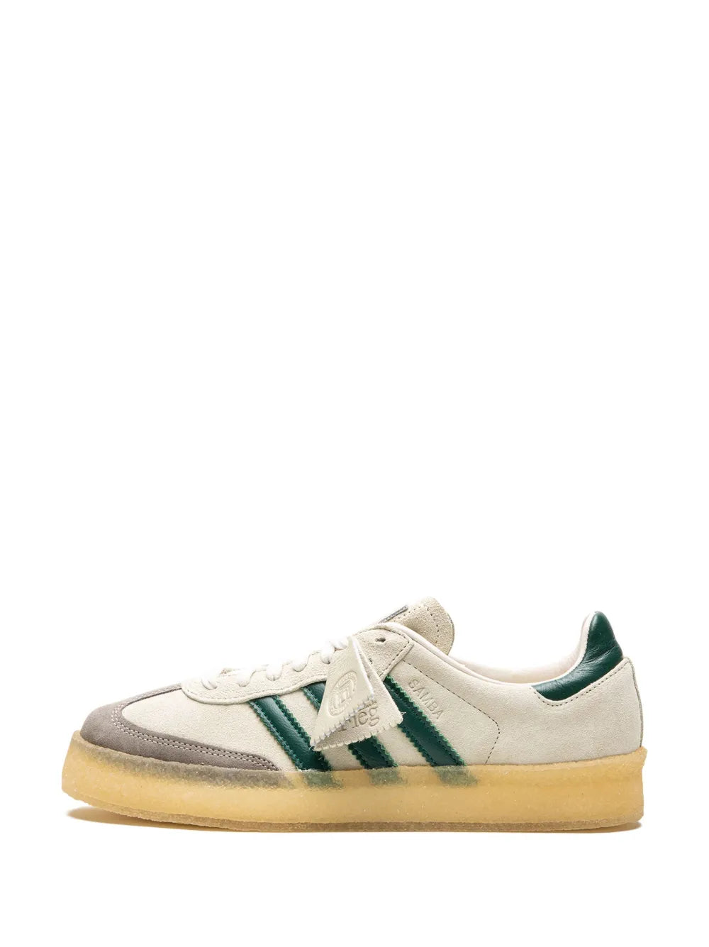 adidas X Kith X Clarks Samba 8Th Street - White Sneakers — White — Size US M 6 - US W 7.5 — Detail View