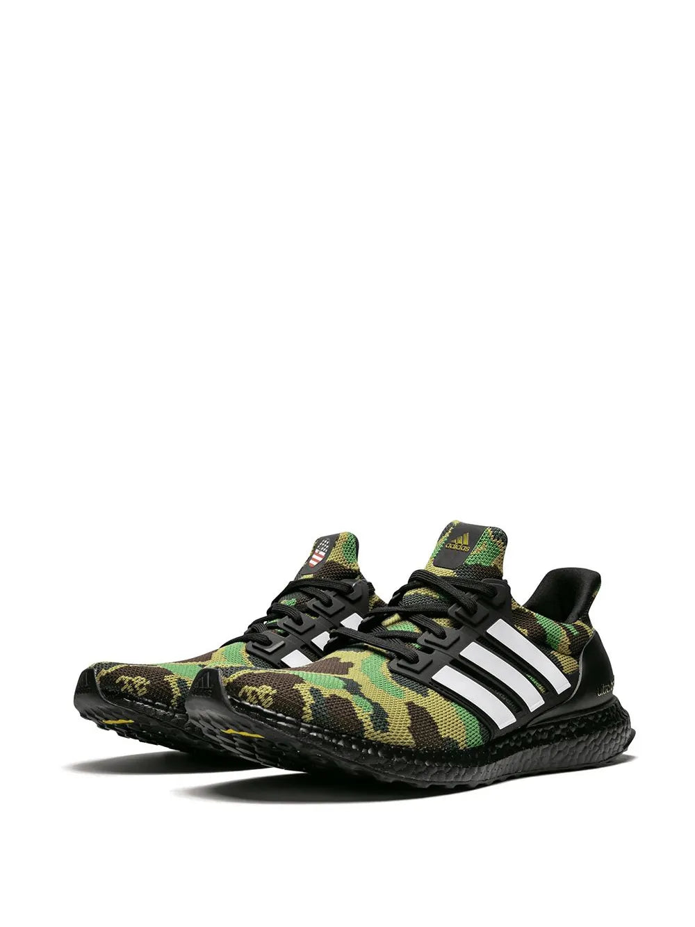 adidas X Bape Ultraboost 1St Camo Green Sneakers — Same as shown — Size US M 8 - US W 9.5 — Side View