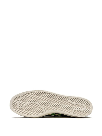 adidas X Bape Superstar Green Camo Sneakers — Same as shown — Size US M 8 - US W 9.5 — Top View