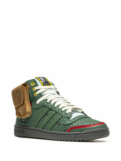 adidas X Star Wars Top Ten Hi Boba Fett Sneakers — Same as shown — Size US M 9 - US W 10.5 — Side View