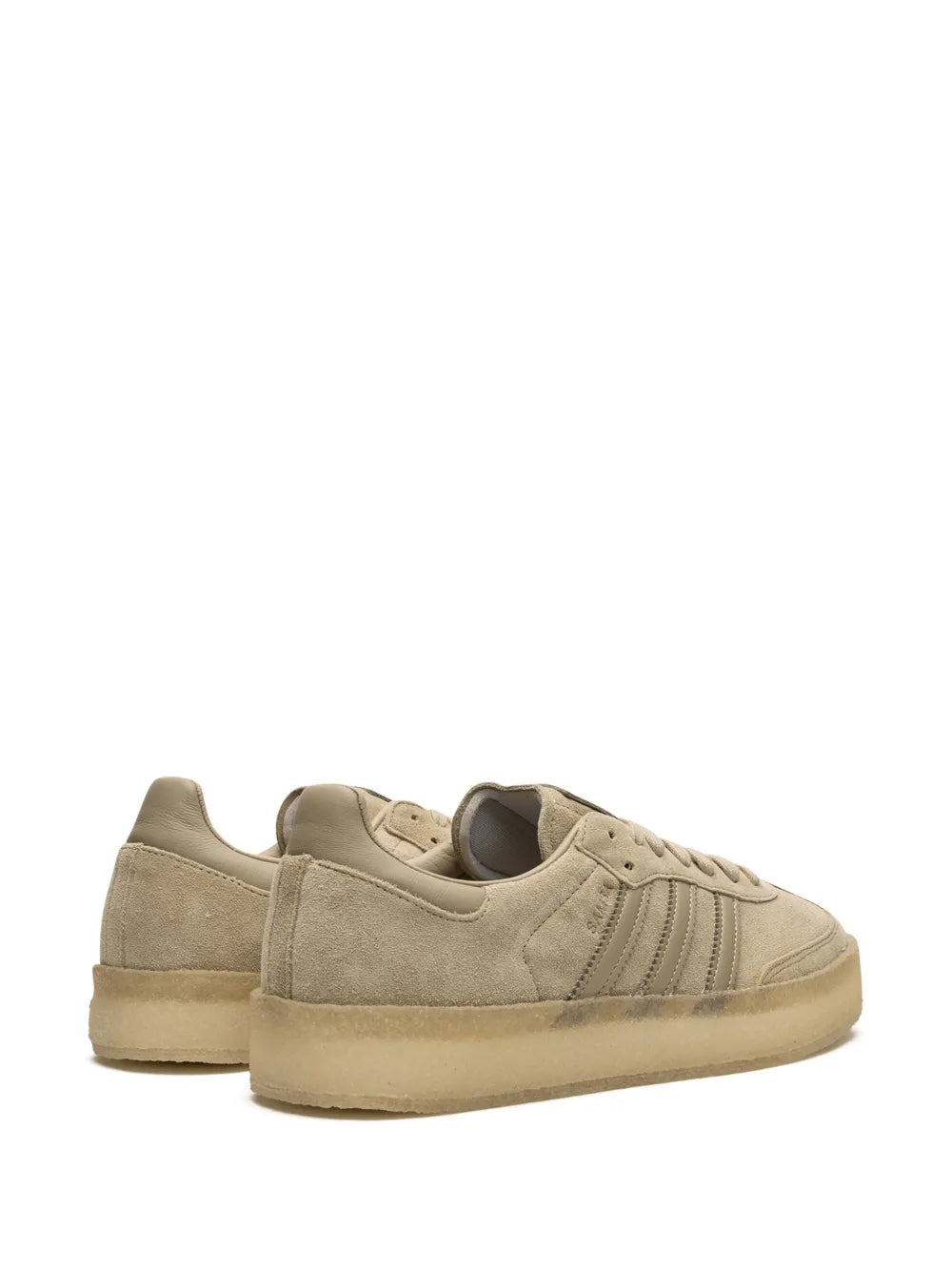 adidas X Ronnie Fieg X Clarks X 8Th Street Samba Savannah Sneakers — Light Brown — Size US M 9 - US W 10.5 — Back View