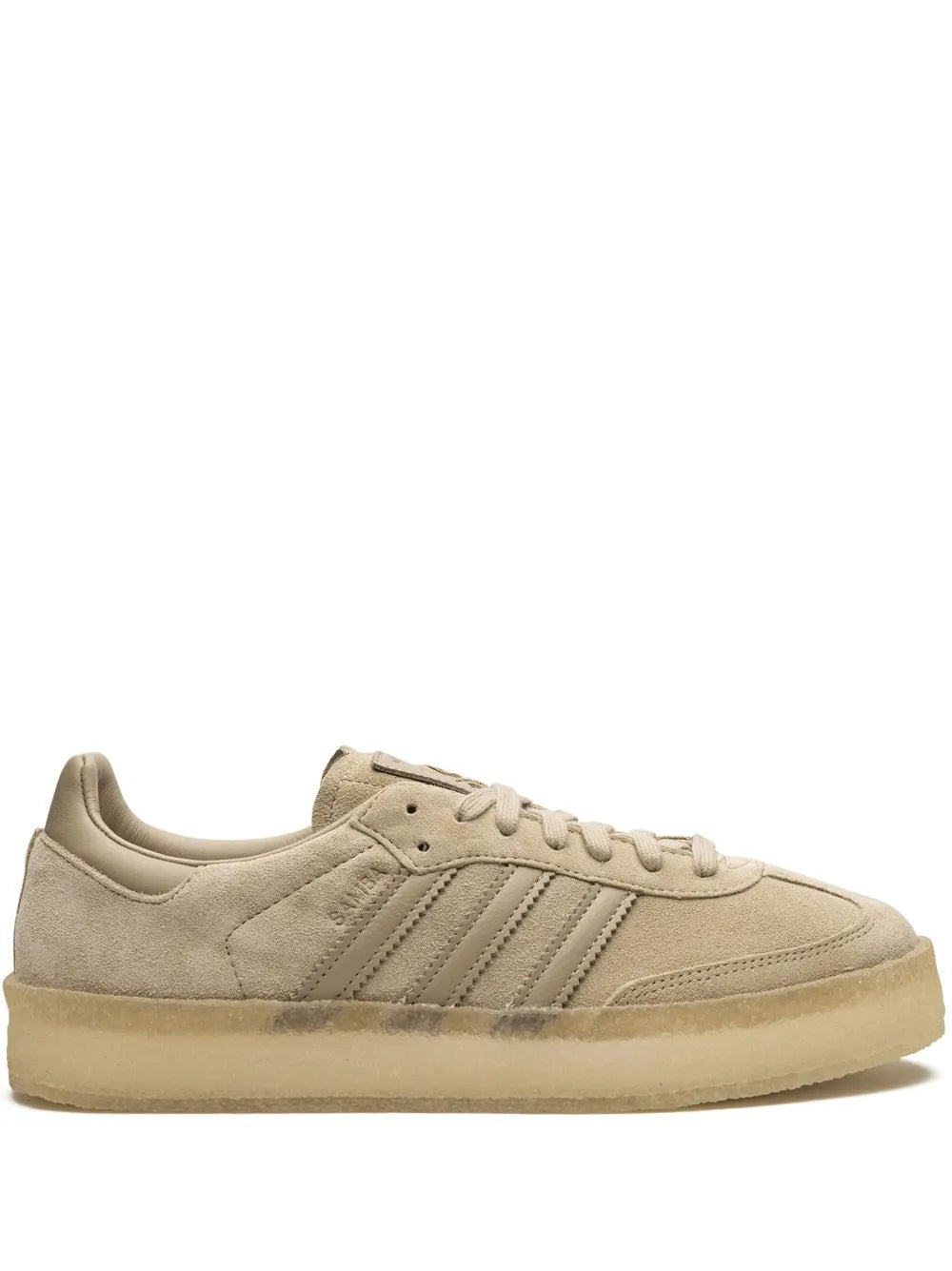 adidas X Ronnie Fieg X Clarks X 8Th Street Samba Savannah Sneakers — Light Brown — Size US M 9 - US W 10.5 — Front View