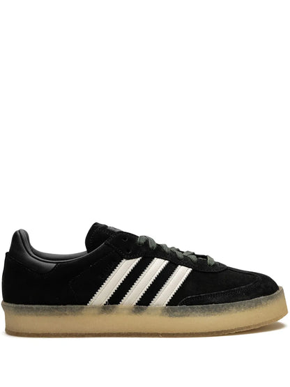 adidas X Clarks X Ronnie Fieg 8Th Street Samba Green Sneakers — Black/Green — Size US M 10 - US W 11.5 — Front View