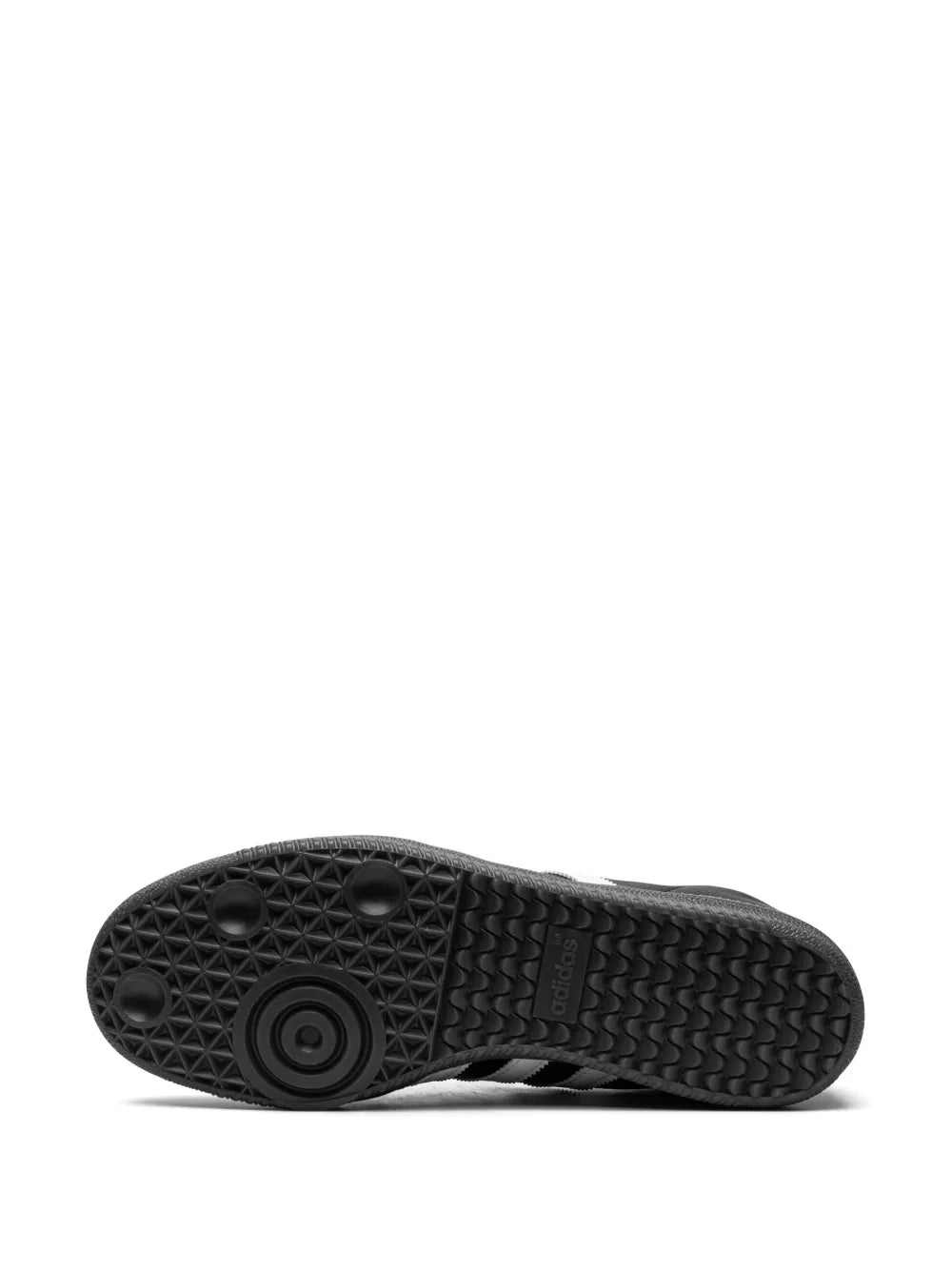 adidas X Fa Samba Black/White Sneakers — Black — Size US M 4 - US W 5.5 — Top View