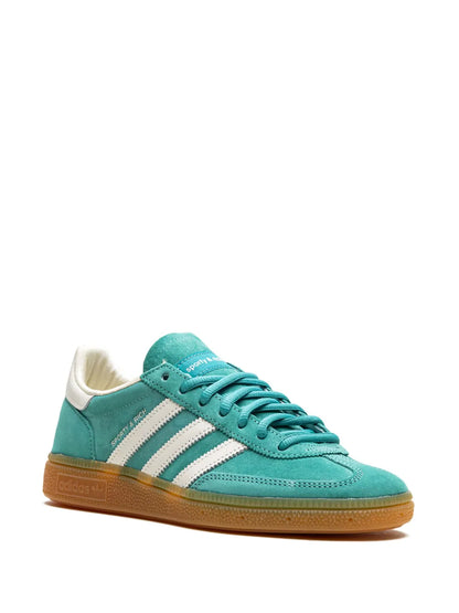 adidas X Sport & Rich Handball Spezial Green Sneakers — Green/White — Size US M 9 - US W 10.5 — Side View