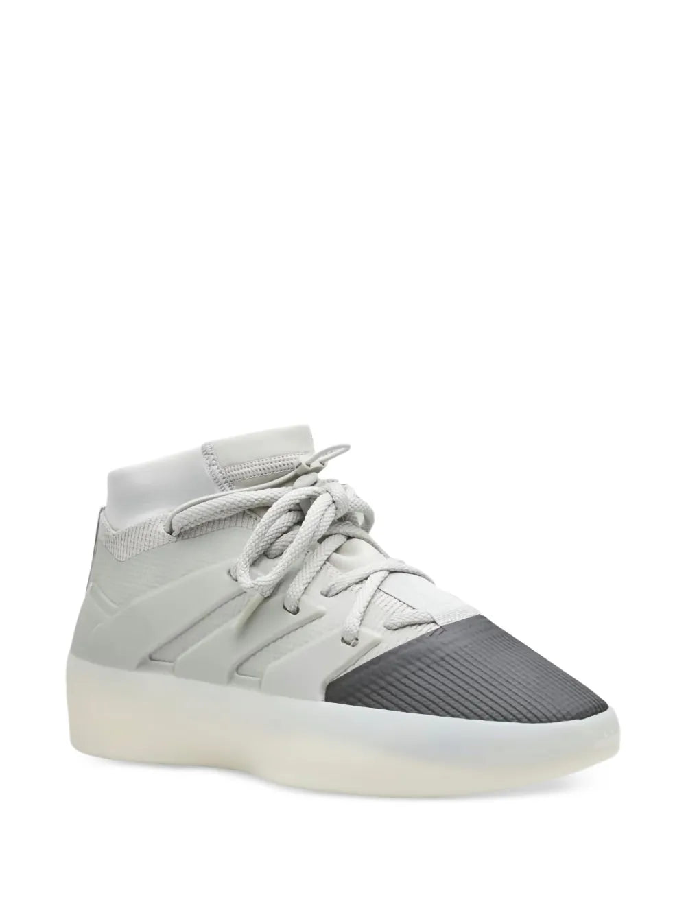 adidas X Fear Of God Athletics Basketball Sesame Carbon Sneakers — Light Grey — Size US M 4 - US W 5.5 — Side View