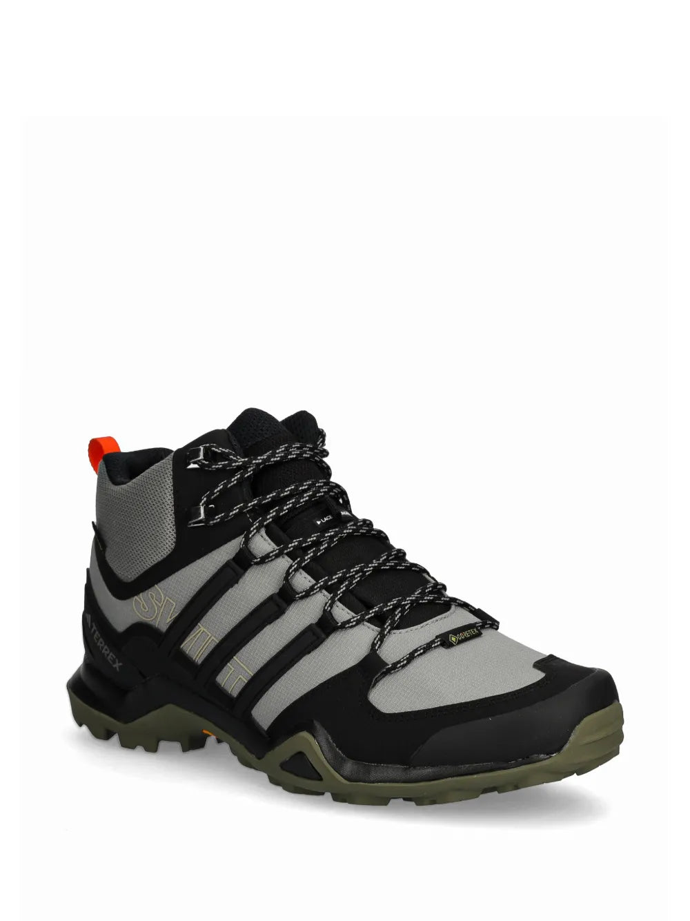 adidas Terrex Swift R2 Sneakers — Medium Grey/Black — Size US M 9.5 - US W 11 — Side View
