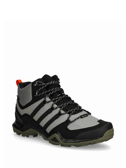 adidas Terrex Swift R2 Sneakers — Medium Grey/Black — Size US M 9.5 - US W 11 — Side View