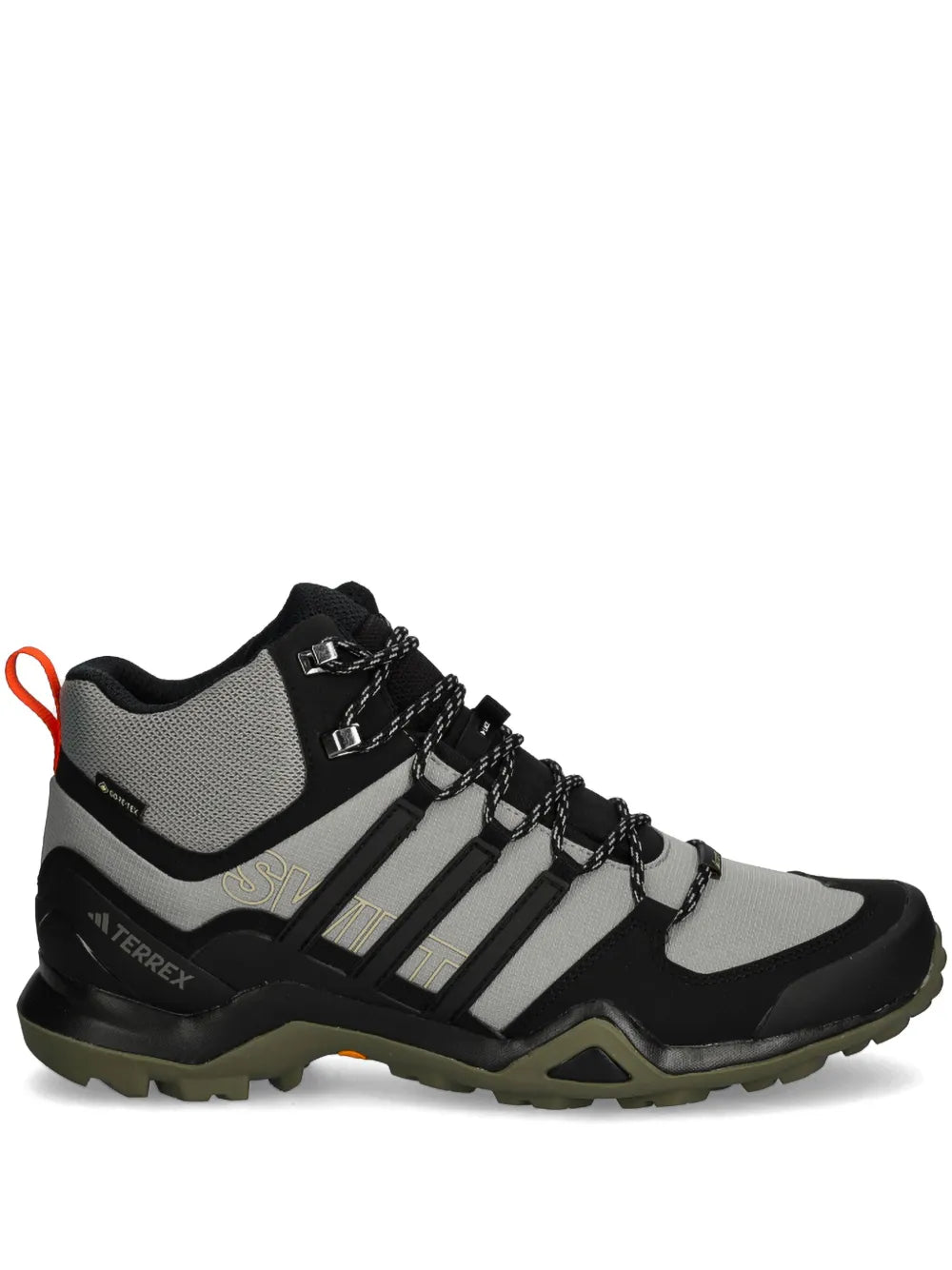 adidas Terrex Swift R2 Sneakers — Medium Grey/Black — Size US M 9.5 - US W 11 — Front View
