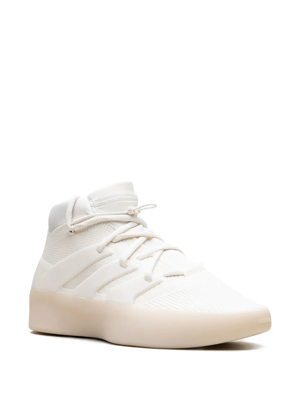 adidas X Fear Of God Athletics Basketball Cream White Sneakers — Cream White — Size US M 4 - US W 5.5 — Side View