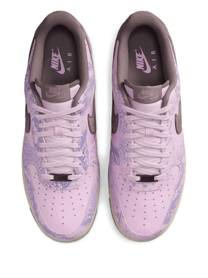 Nike Air Force 1 Low Purple Snakeskin Sneakers