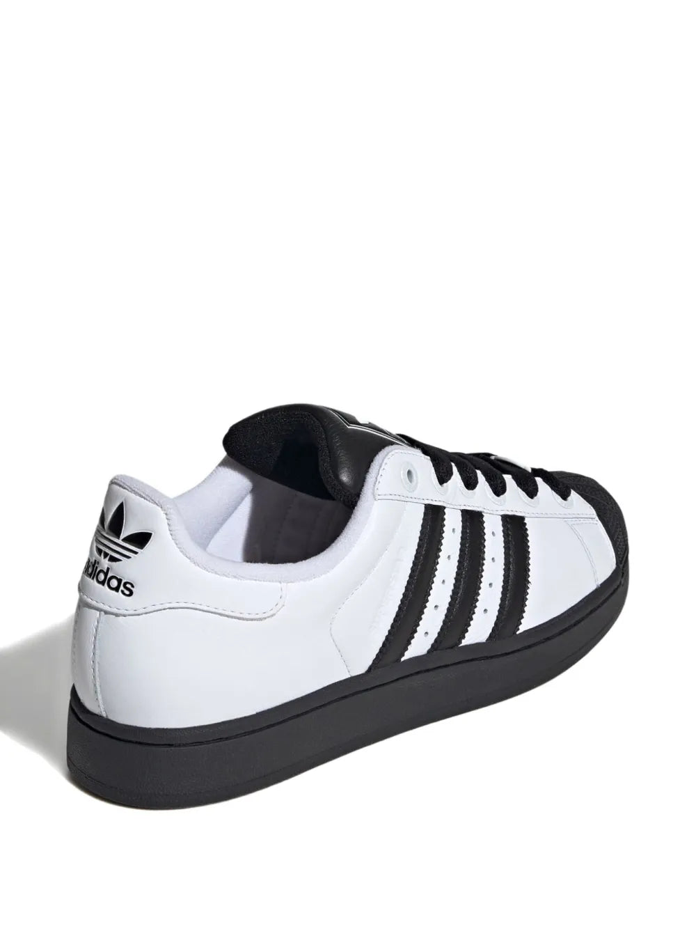 adidas Superstar Ii White/Black Sneakers — White — Size US M 9.5 - US W 11 — Detail View
