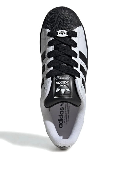 adidas Superstar Ii White/Black Sneakers — White — Size US M 9.5 - US W 11 — Back View