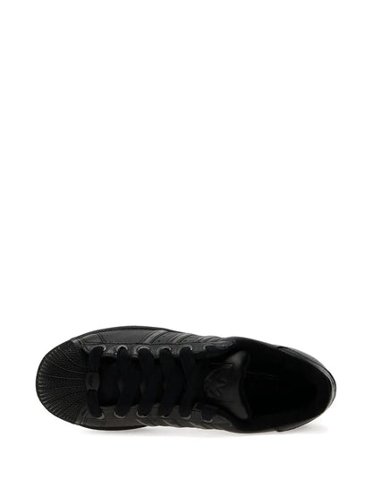 adidas Superstar Ii Shell-Toe Three-Stripe Sneakers — Black — Size US M 4 - US W 5.5 — Detail View