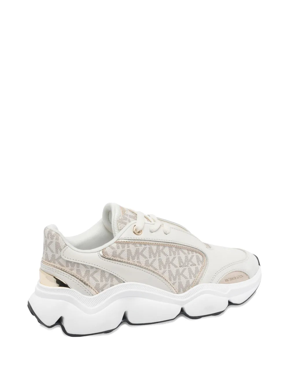 Michael Michael Kors Rennty Logo-Panels Chunky — Beige — Size US M 3.5 - US W 5 — Top View