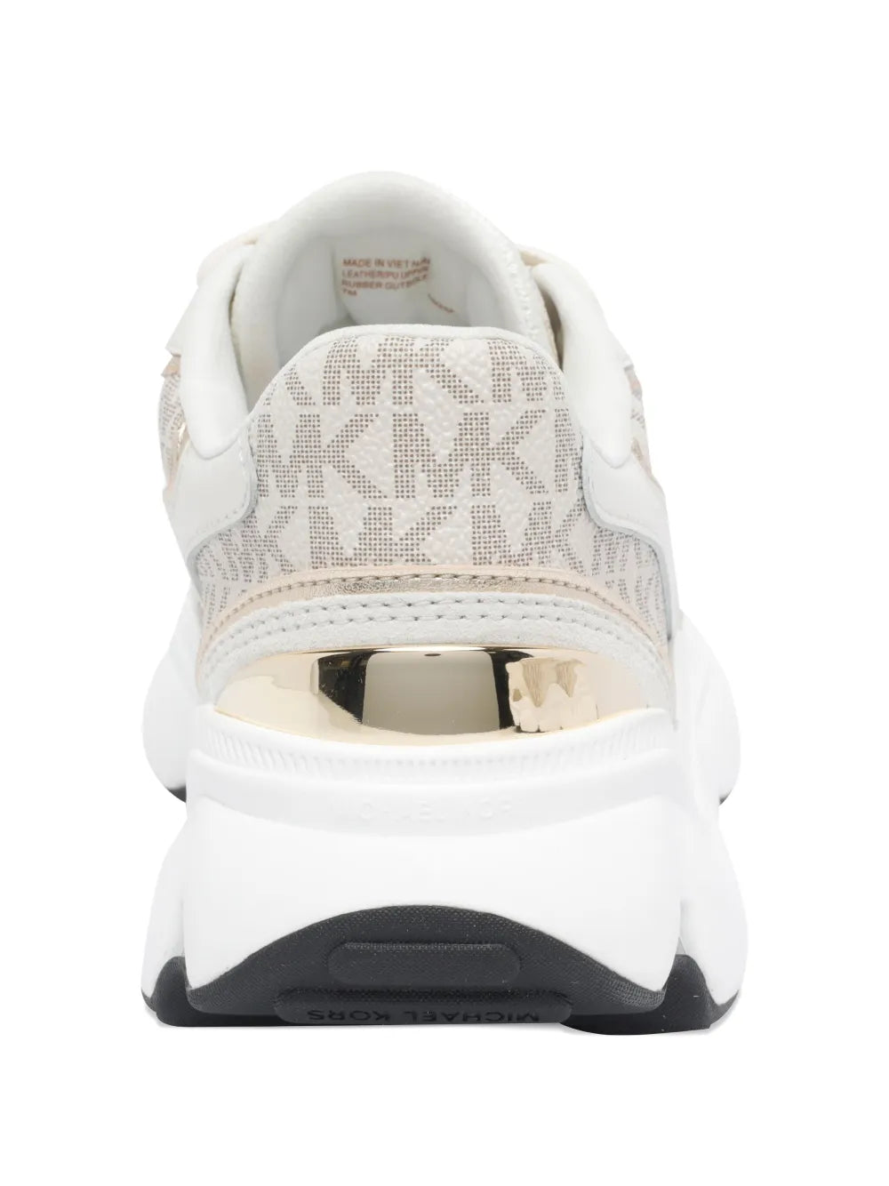 Michael Michael Kors Rennty Logo-Panels Chunky — Beige — Size US M 3.5 - US W 5 — Back View