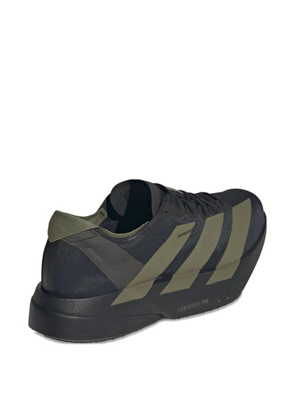 adidas Three-Striped Sneakers — Black — Size US M 9.5 - US W 11 — Back View