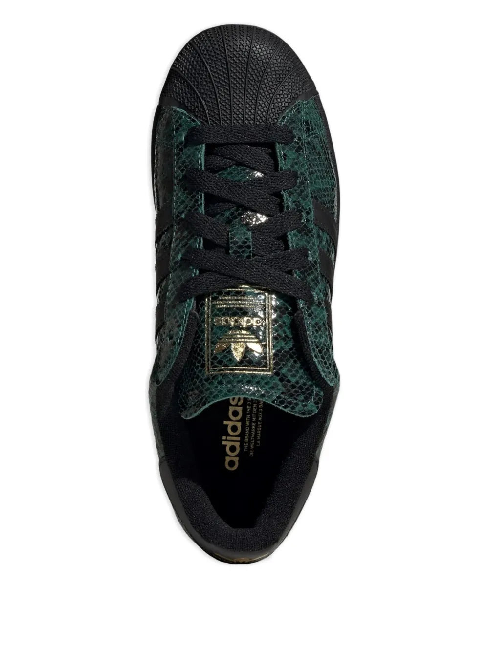adidas Superstar Ii Sneakers — Green — Size US M 11.5 - US W 13 — Back View
