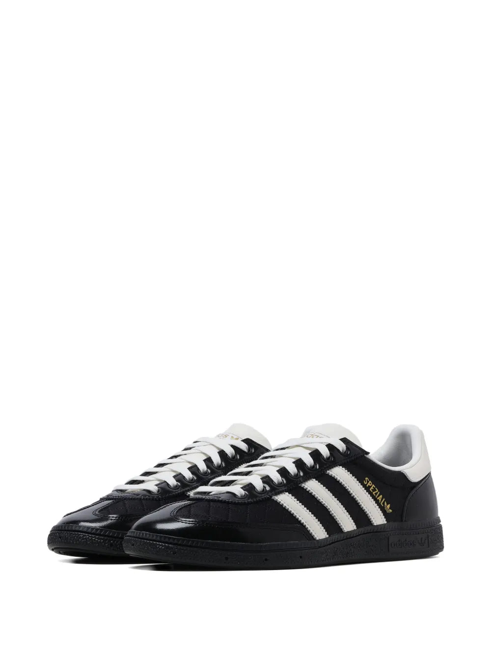 adidas Spezial Stripe Sneakers — Black — Size US M 8 - US W 9.5 — Side View