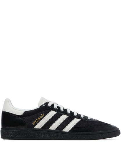 adidas Spezial Stripe Sneakers — Black — Size US M 8 - US W 9.5 — Front View